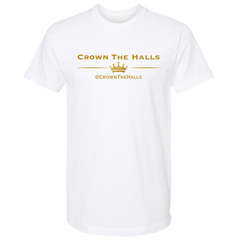 Crown The Halls Gold Print