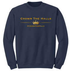Crown The Halls Gold Print