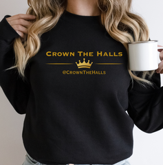Crown The Halls Gold Print