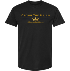 Crown The Halls Gold Print
