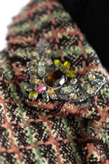 Embellished Tweed Blazer As Seen on Rory Gilmore - Size M