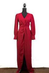 NWT Long Sleeve Twist Waist Dress As Seen on Hallmark - Size S