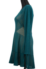 Teal-ish Green Dress As Seen on Hallmark - Size M