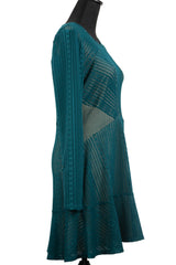 Teal-ish Green Dress As Seen on Hallmark - Size M