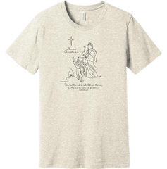 A Child is Born Dressing Festive oatmeal T-shirt