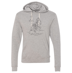 A Child is Born Dressing Festive grey hoodie