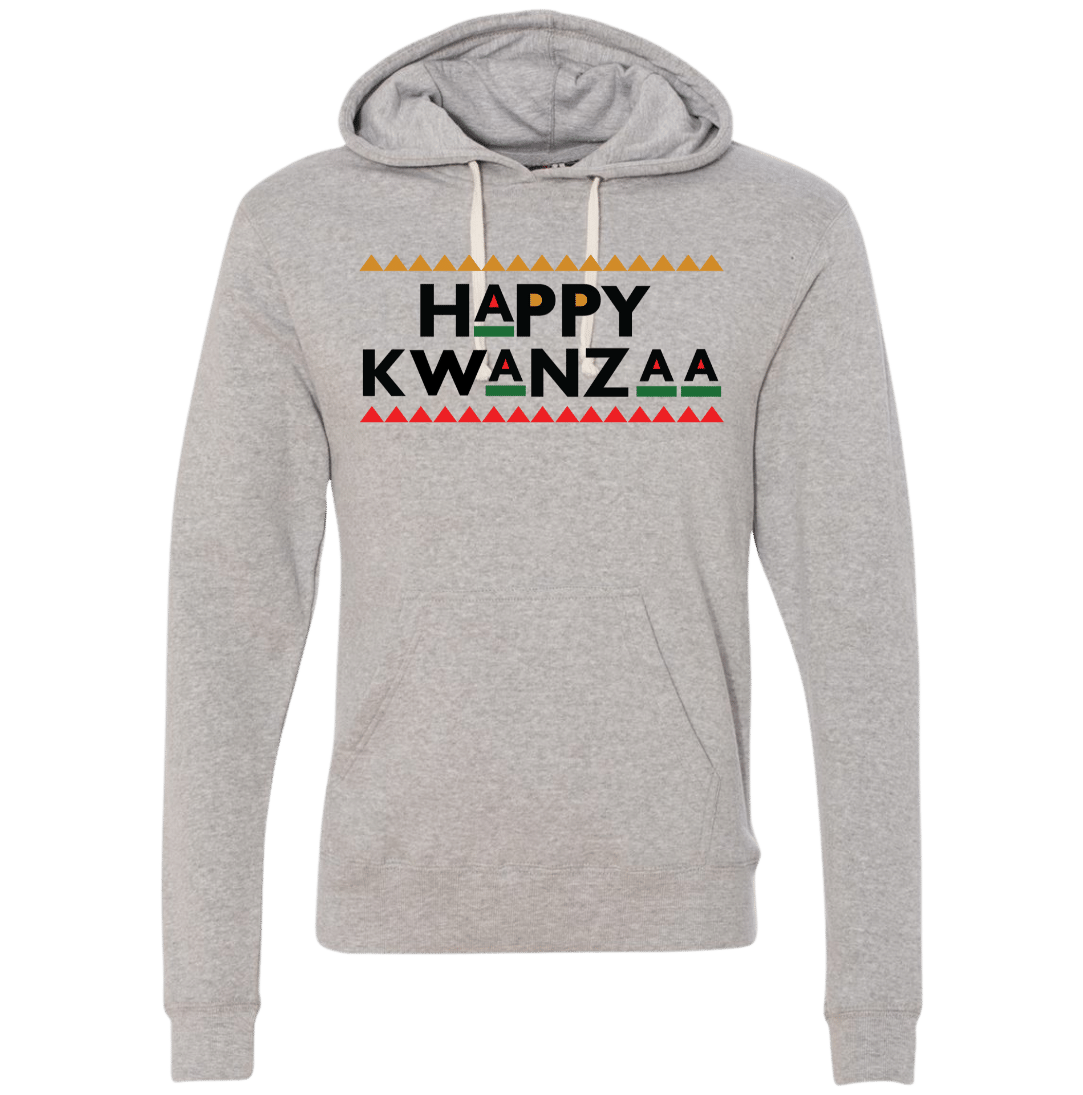 Celebrate Kwanza Dressing Festive grey hoodie