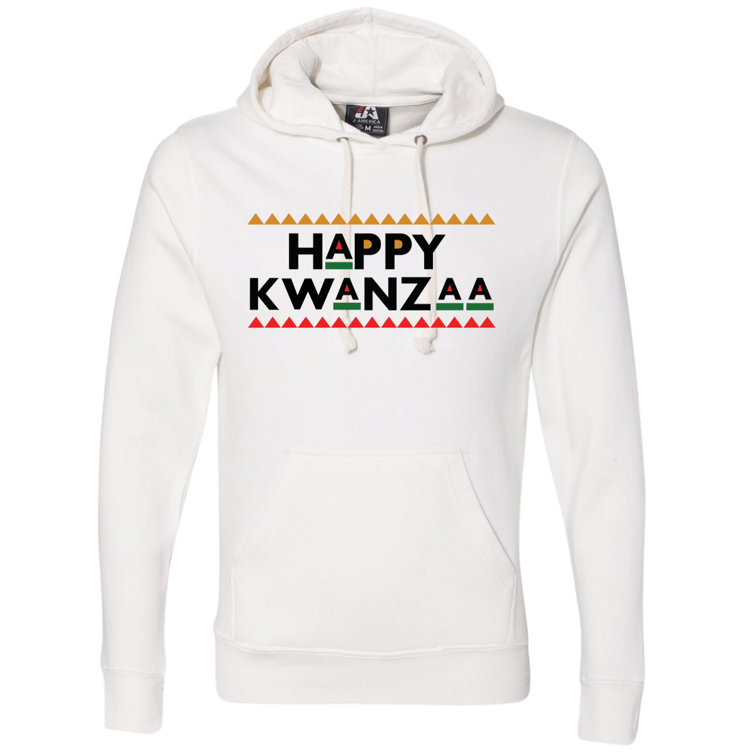Celebrate Kwanza Dressing Festive white Hoodie