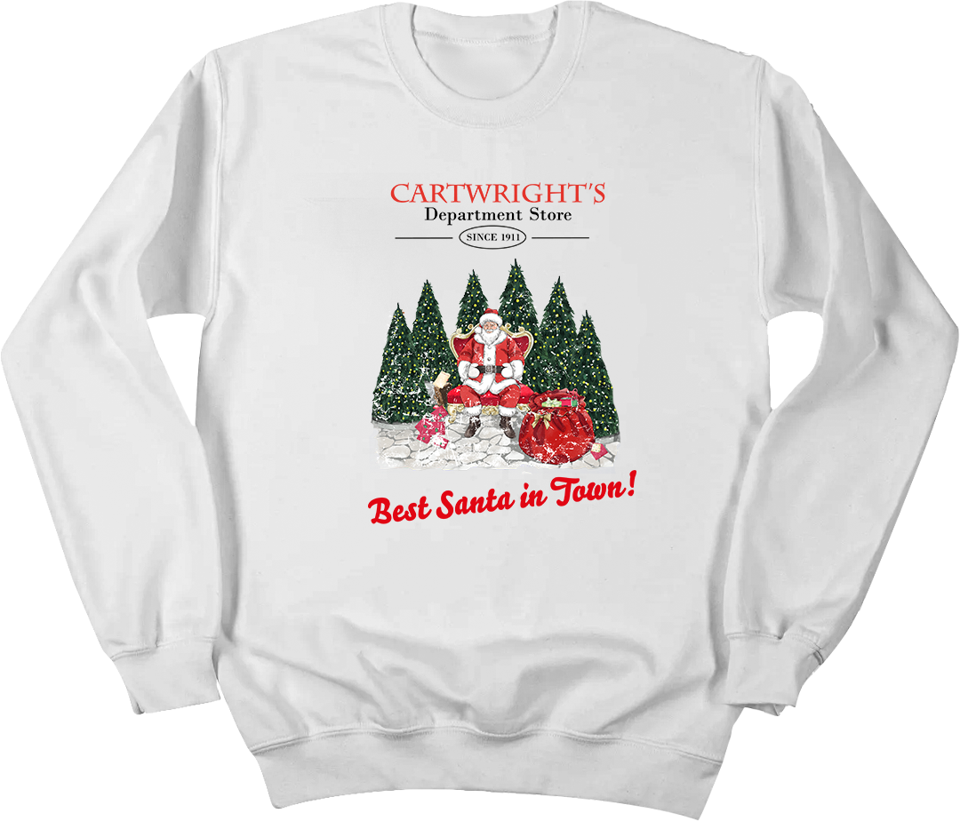 Christmas at Cartwright's Dressing Festive white crewneck