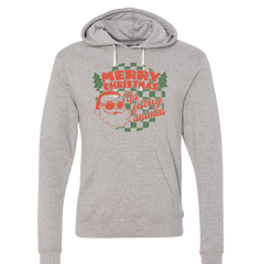 Merry Christmas Ya Filthy Animal Dressing Festive grey hoodie