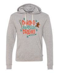 Baking Spirits Bright Gingerbread Dressing Festive Grey Hoodie
