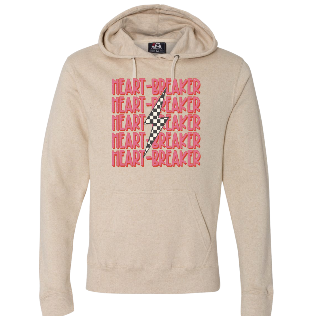 Heartbreaker Dressing Festive hooded sweatshirt oatmeal