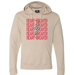 Heartbreaker Dressing Festive hooded sweatshirt oatmeal