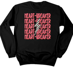 Heartbreaker Dressing Festive black crew