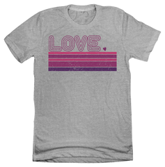 Love Stripe Dressing Festive grey T-shirt