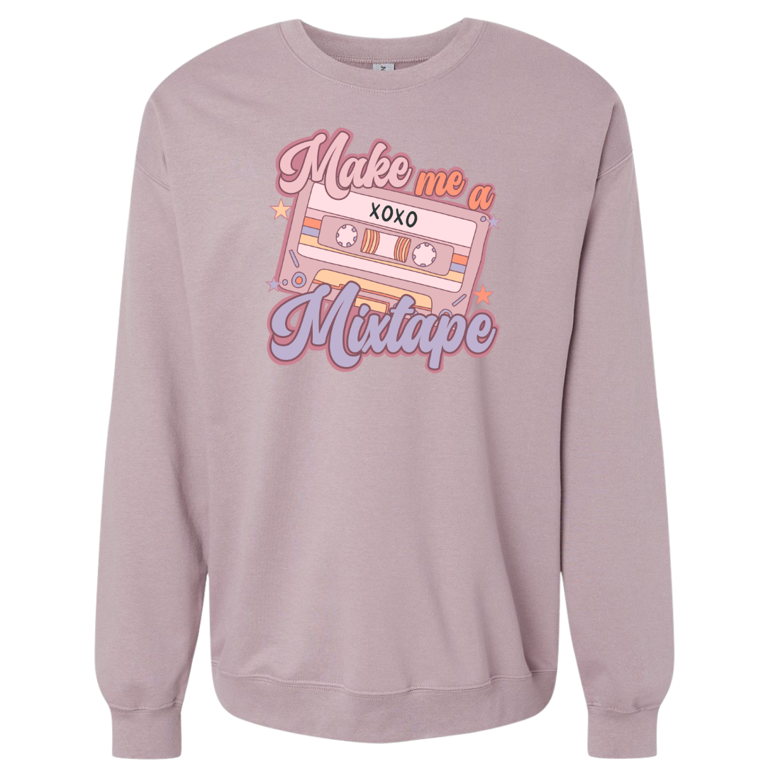 Make Me a Mixtape Dressing Festive Paragon Crewneck