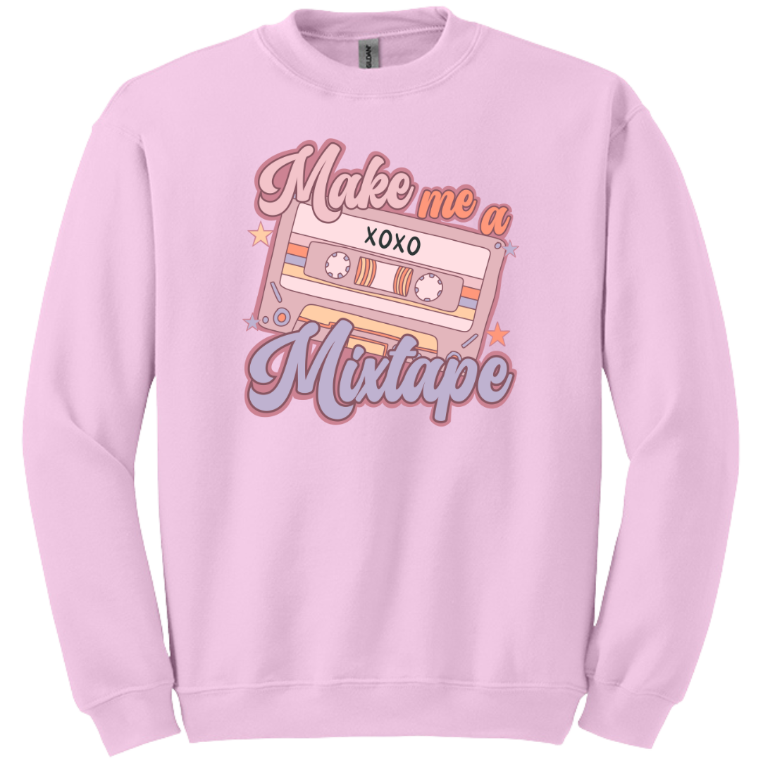 Make Me a Mixtape Dressing Festive Pink T-shirt
