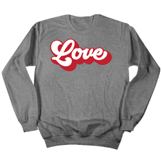 Retro Love Dressing Festive crewneck grey