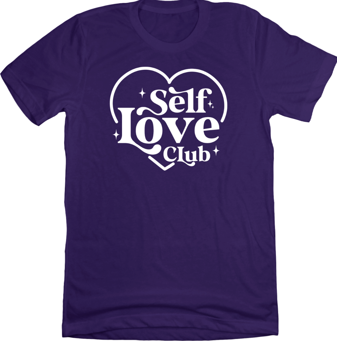 Self Love Club Dressing Festive Purple T-shirt