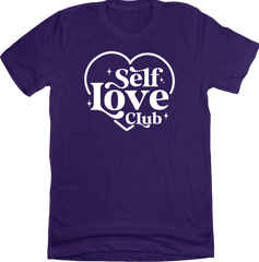 Self Love Club Dressing Festive Purple T-shirt