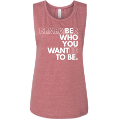 Be Who You Want to Be Dressing Festive mauve tank