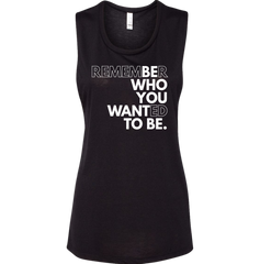 Be Who You Want to Be Dressing Festive black tank