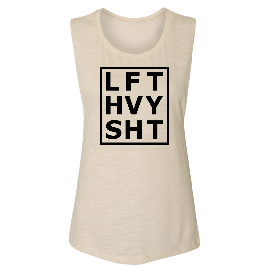 LFT HVY SHT Dressing Festive Natural white tank