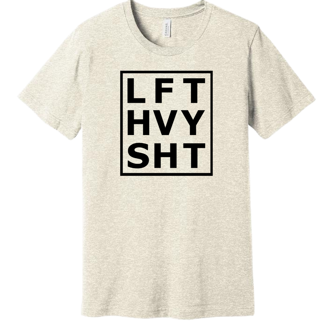 LFT HVY SHT Dressing Festive natural white tee