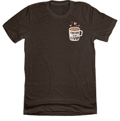 Coffee is my Lover Dressing Festive black tee