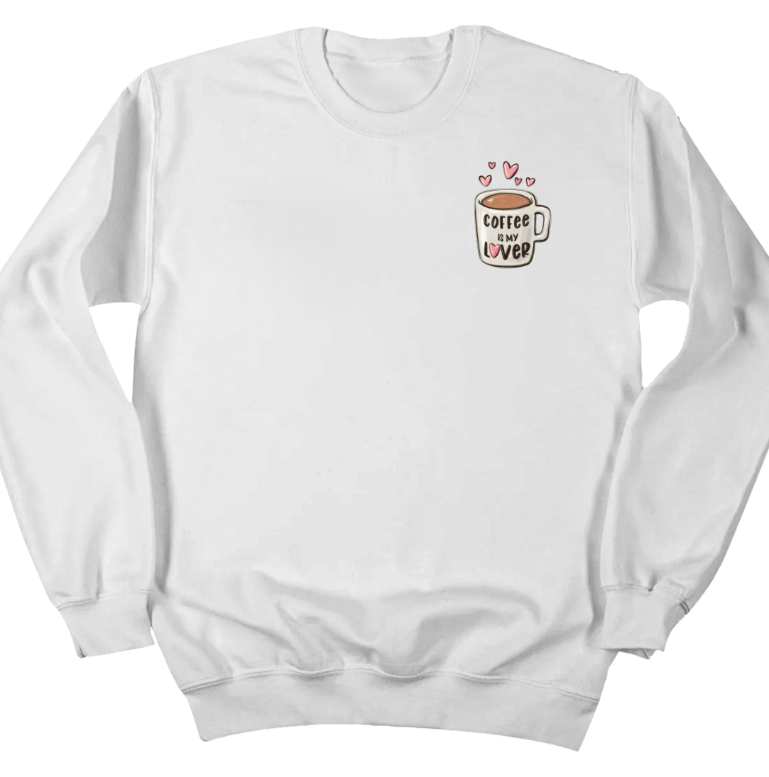 Coffee is my Lover Dressing Festive  white