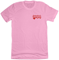 Galentine's Gang Dressing Festive pink tee