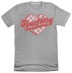 Teaching Sweethearts Dressing Festive grey tee
