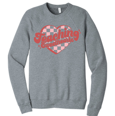 Teaching Sweethearts Dressing Festive grey crew