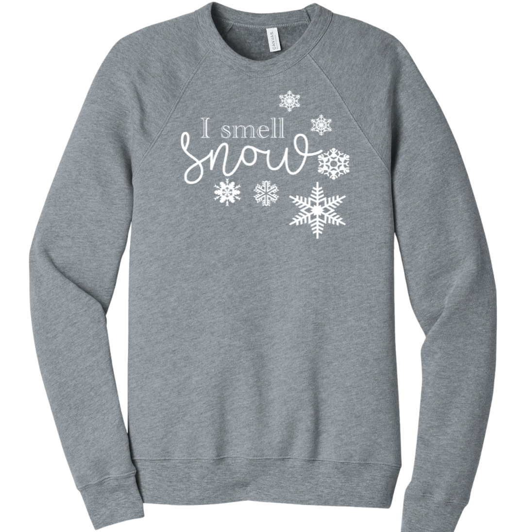 Dressing Festive I Smell Snow Girls of Star Hollow grey crew