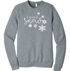 Dressing Festive I Smell Snow Girls of Star Hollow grey crew