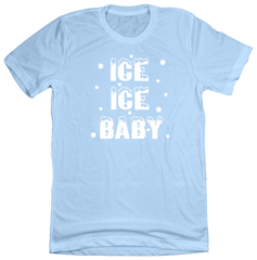 Dressing Festive Ice Ice Baby light blue tee