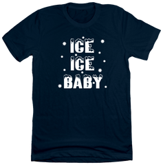 Dressing Festive Ice Ice Baby navy tee