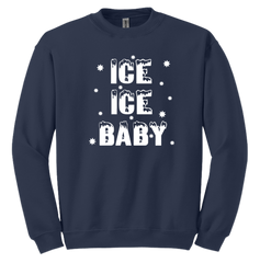 Dressing Festive Ice Ice Baby navy crew