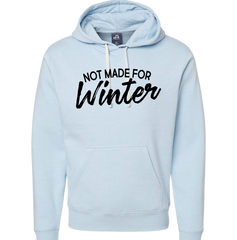 Dressing Festive Not Made For Winter light blue hoodie