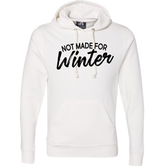 Dressing Festive Not Made For Winter white hoodie