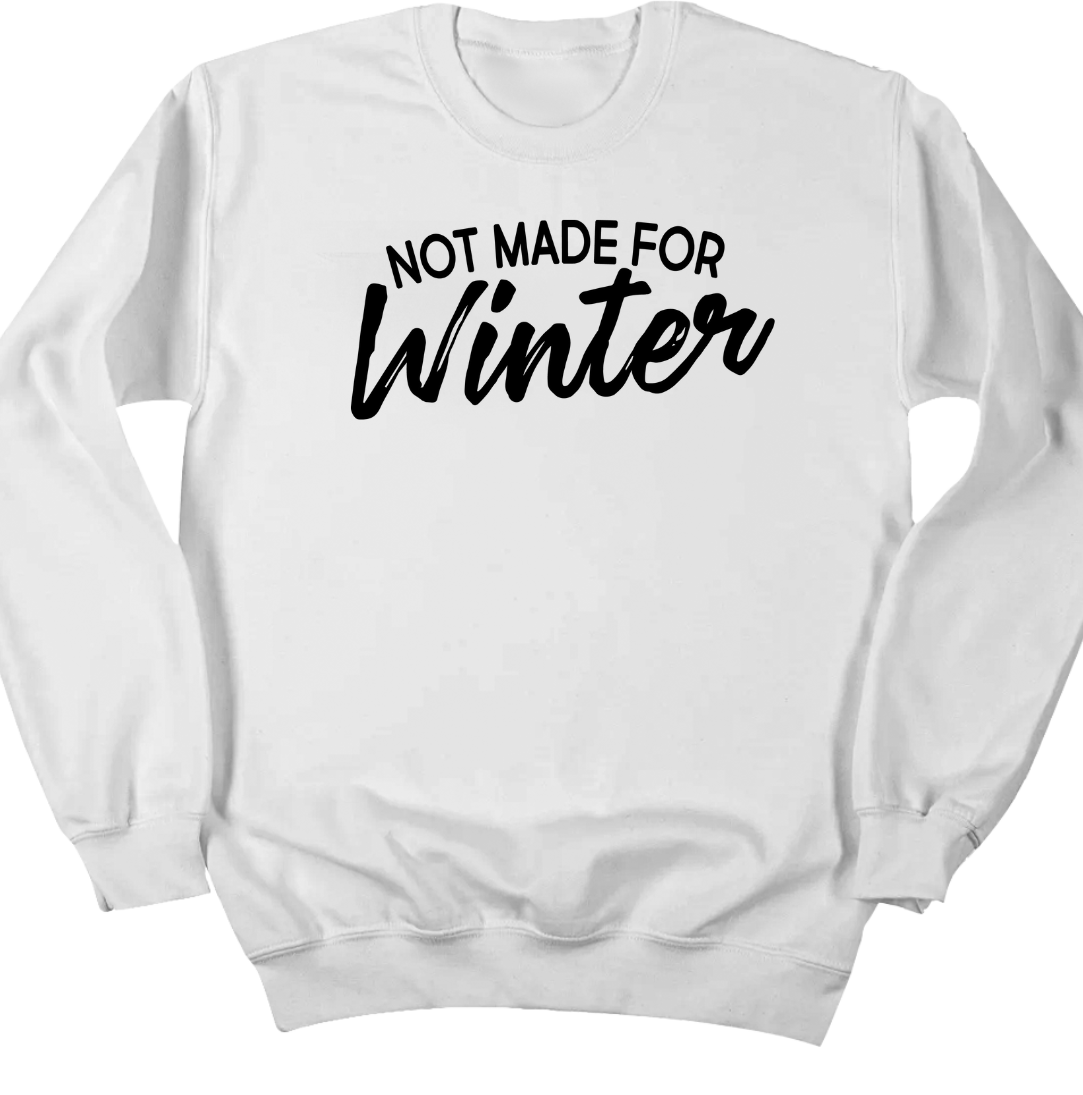 Dressing Festive Not Made For Winter white crew