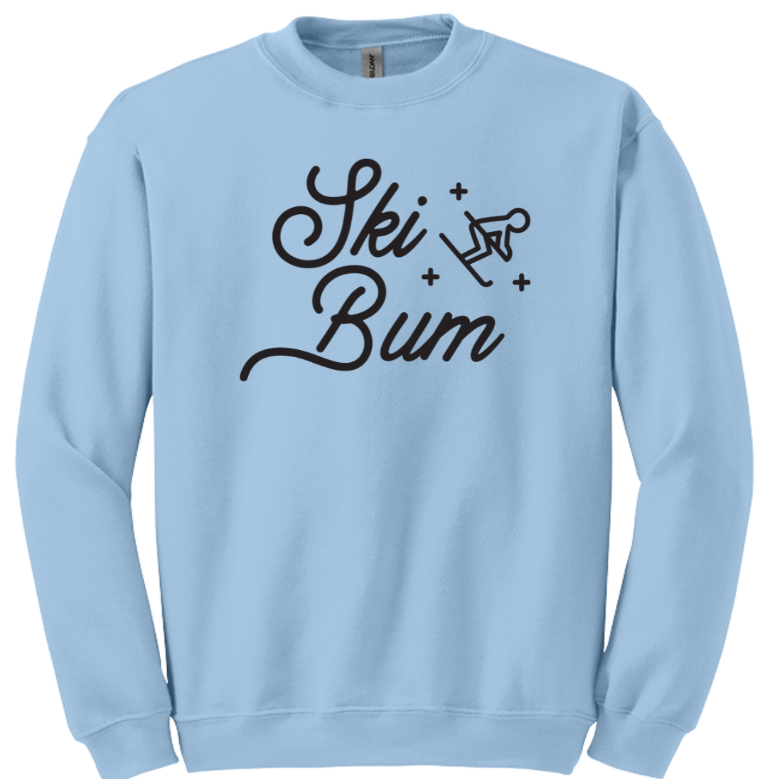 Ski Bum Dressing Festive light blue crew
