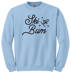 Ski Bum Dressing Festive light blue crew