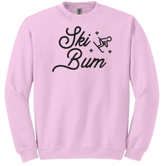 Ski Bum Dressing Festive pink crew