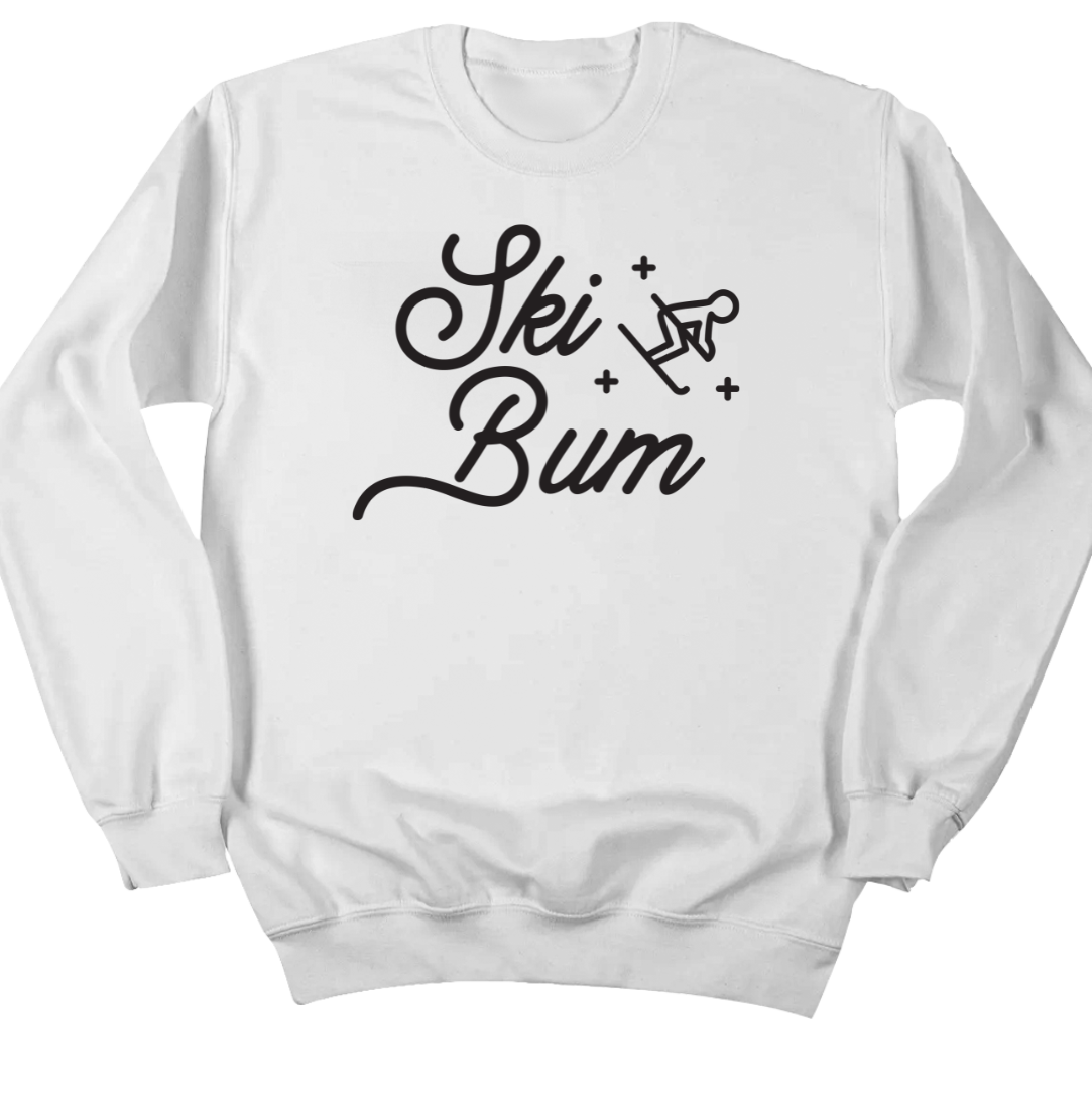 Ski Bum Dressing Festive white crew