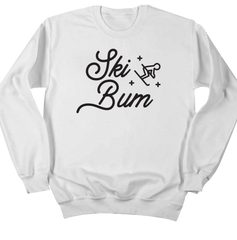 Ski Bum Dressing Festive white crew