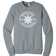Snow Day Supporter Dressing Festive grey crew