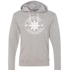 Snow Day Supporter Dressing Festive grey hoodie