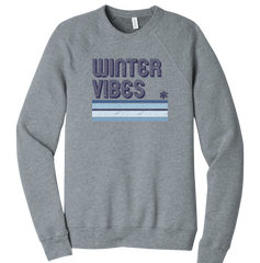 Winter Vibes Dressing Festive grey crew