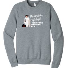 Big Mistake Dressing Festive grey crew